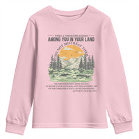 When A Foreigner Resides Among You In Your Land Do Not Mistreat Them Youth Sweatshirt Bible Verse - Wonder Print Shop