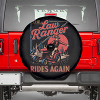 Funny The Lawn Ranger Rides Again Spare Tire Cover Lawn Tractor Mowing Cowboy - Wonder Print Shop