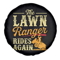 Funny The Lawn Ranger Rides Again Spare Tire Cover Lawn Tractor Mowing Western Cowboy - Wonder Print Shop