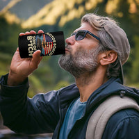 Funny Motor Boat Captain 4 in 1 Can Cooler Tumbler Motor Boatin' Son Of A Bitch American Flag - Wonder Print Shop