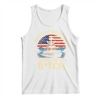 Funny Motor Boat Captain Tank Top Motor Boatin' Son Of A Bitch American Flag - Wonder Print Shop