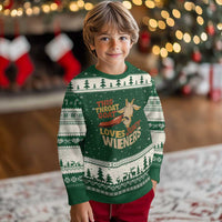 Funny This Throat Goat Loves Juicy Wieners Ugly Christmas Sweater Adult Jokes - Wonder Print Shop