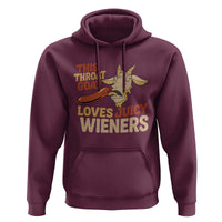 Funny This Throat Goat Loves Juicy Wieners Hoodie Adult Jokes - Wonder Print Shop