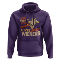 Funny This Throat Goat Loves Juicy Wieners Hoodie Adult Jokes - Wonder Print Shop