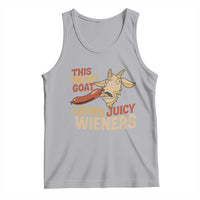 Funny This Throat Goat Loves Juicy Wieners Tank Top Adult Jokes - Wonder Print Shop