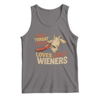 Funny This Throat Goat Loves Juicy Wieners Tank Top Adult Jokes - Wonder Print Shop