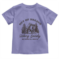 Funny Raccoon Outdoor Mountain Hiker Toddler T Shirt Out Of Breath Hiking Society Be There In A Minute - Wonder Print Shop