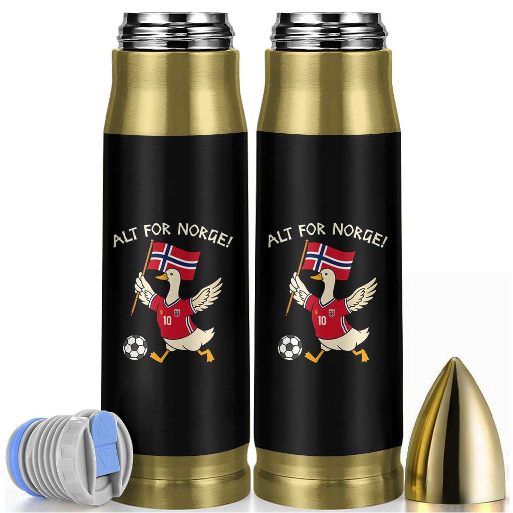 Norway Football Goose Bullet Tumbler Alt For Norge Norwegian Heritage