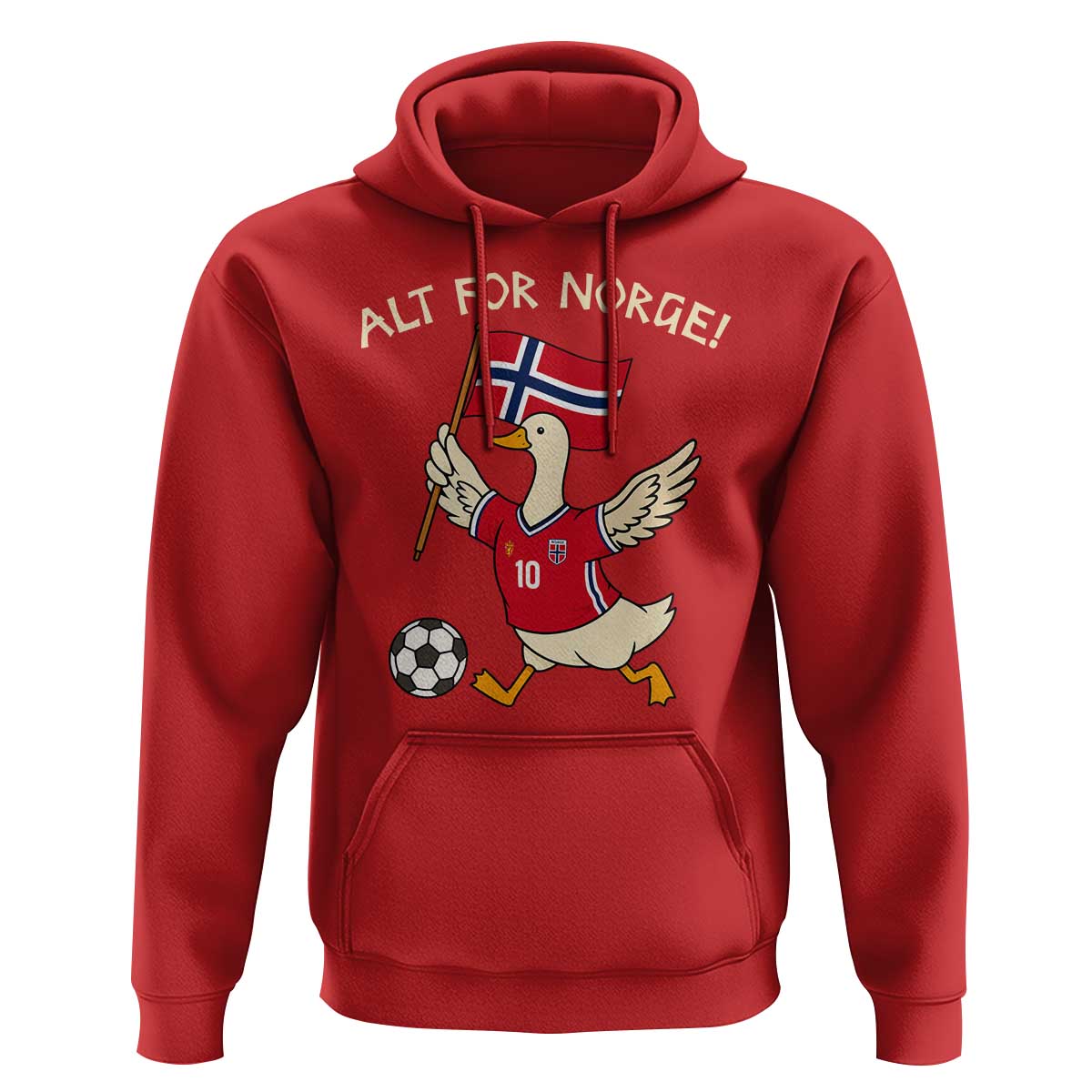 Norway Football Goose Hoodie Alt For Norge Norwegian Heritage