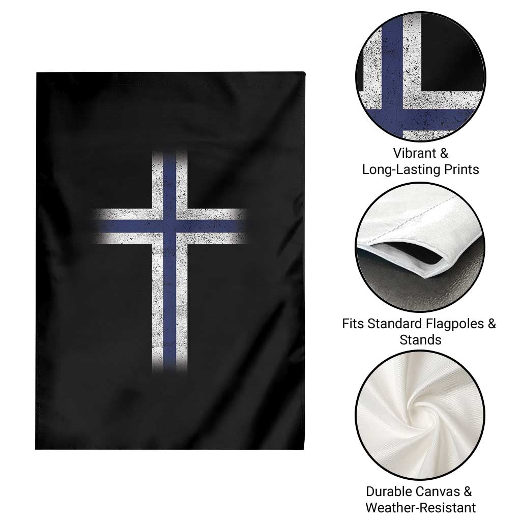 Norway Flag Distressed Nordic Symbol Norwegian Fans Garden Flag