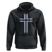 Norway Flag Distressed Nordic Symbol Norwegian Fans Hoodie