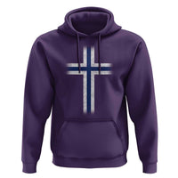 Norway Flag Distressed Nordic Symbol Norwegian Fans Hoodie