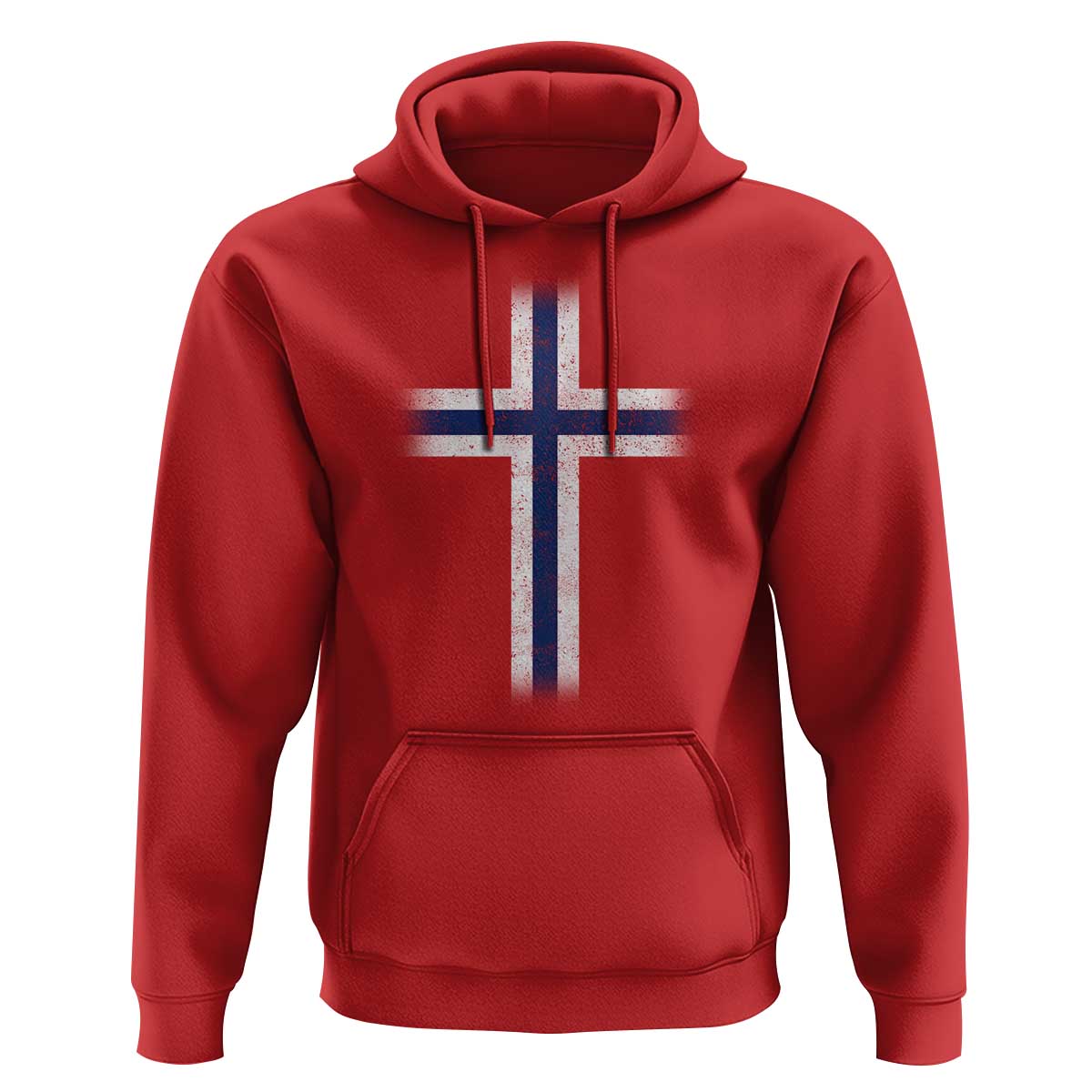Norway Flag Distressed Nordic Symbol Norwegian Fans Hoodie