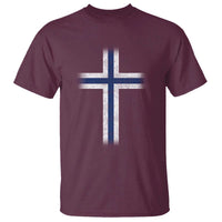 Norway Flag Distressed Nordic Symbol Norwegian Fans T Shirt