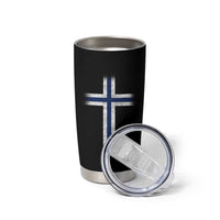 Norway Flag Distressed Nordic Symbol Norwegian Fans Tumbler Cup