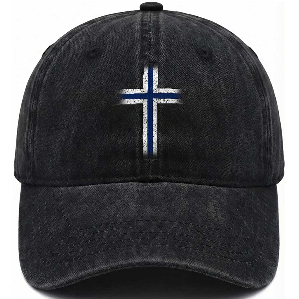 Norway Flag Distressed Nordic Symbol Norwegian Fans Washed Cotton Baseball Cap