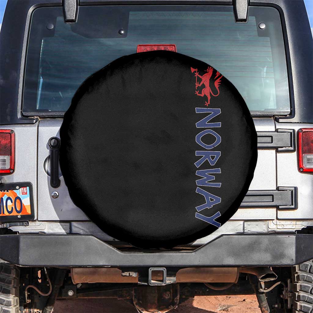 Norway Norwegian Lion Vintage Sports Design Norge Fan Spare Tire Cover