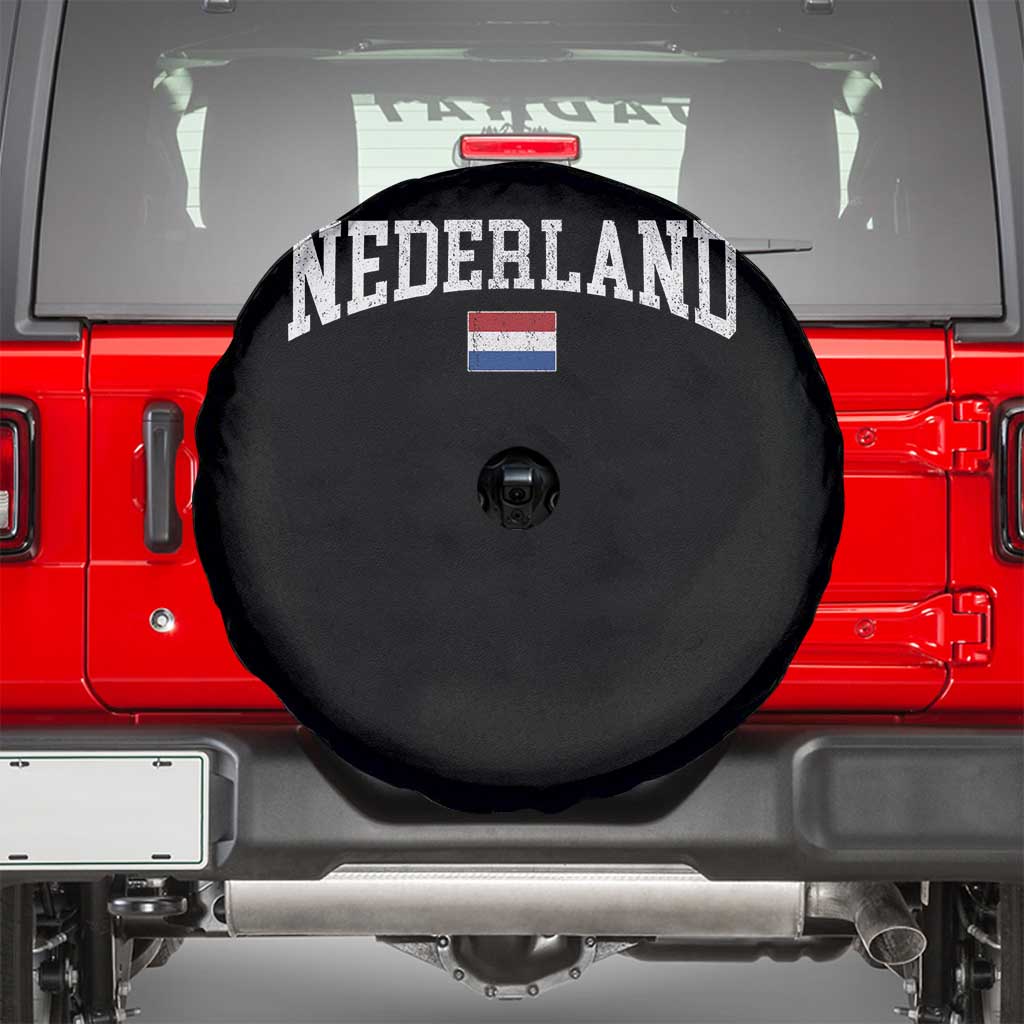 Nederland Sports Throwback Design Spare Tire Cover Vintage Dutch Holland Flag Soccer Jersey Style
