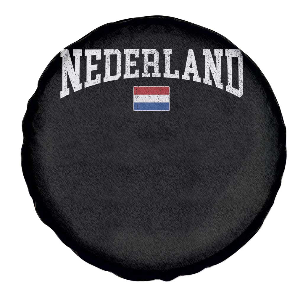 Nederland Sports Throwback Design Spare Tire Cover Vintage Dutch Holland Flag Soccer Jersey Style