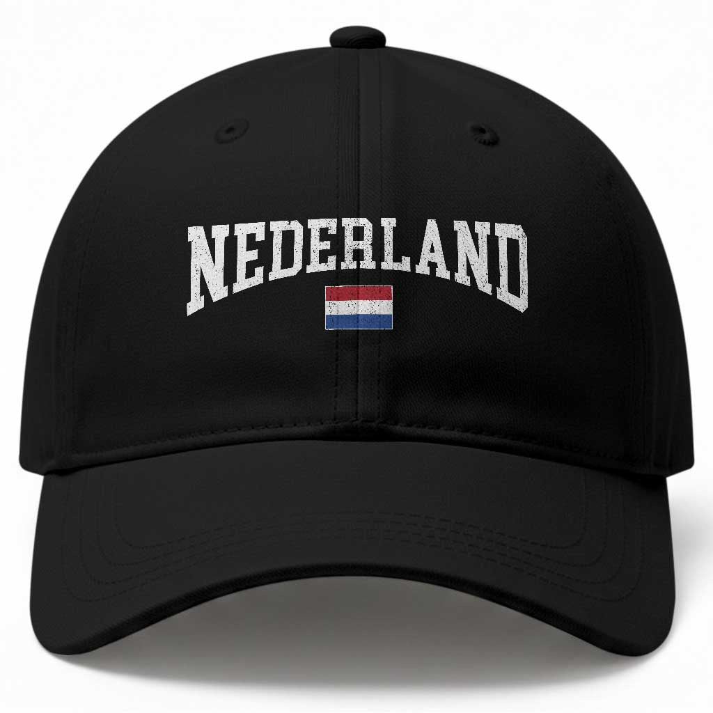 Nederland Sports Throwback Design Baseball Cap Vintage Dutch Holland Flag Soccer Jersey Style