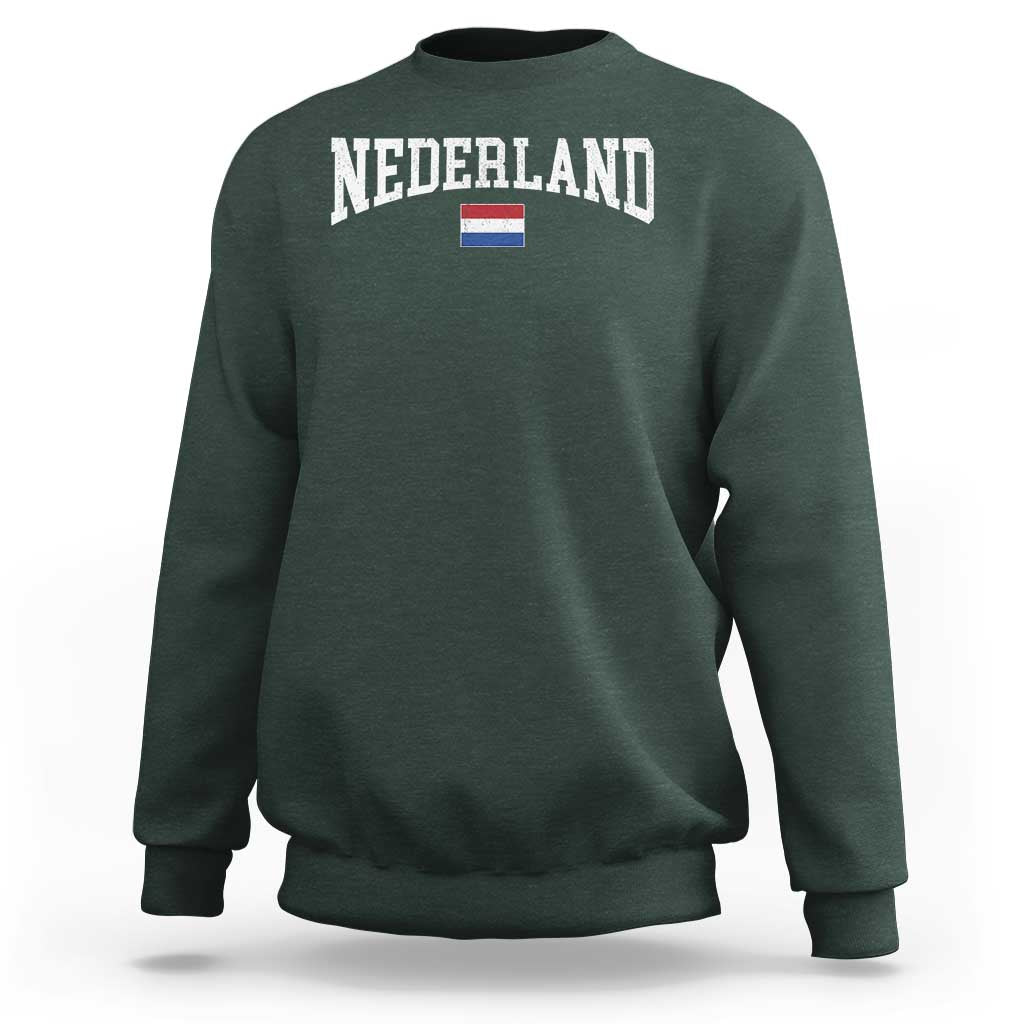 Nederland Sports Throwback Design Sweatshirt Vintage Dutch Holland Flag Soccer Jersey Style