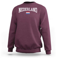 Nederland Sports Throwback Design Sweatshirt Vintage Dutch Holland Flag Soccer Jersey Style
