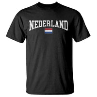 Nederland Sports Throwback Design T Shirt Vintage Dutch Holland Flag Soccer Jersey Style