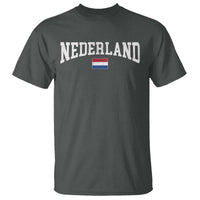 Nederland Sports Throwback Design T Shirt Vintage Dutch Holland Flag Soccer Jersey Style