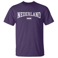 Nederland Sports Throwback Design T Shirt Vintage Dutch Holland Flag Soccer Jersey Style