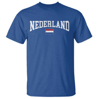 Nederland Sports Throwback Design T Shirt Vintage Dutch Holland Flag Soccer Jersey Style