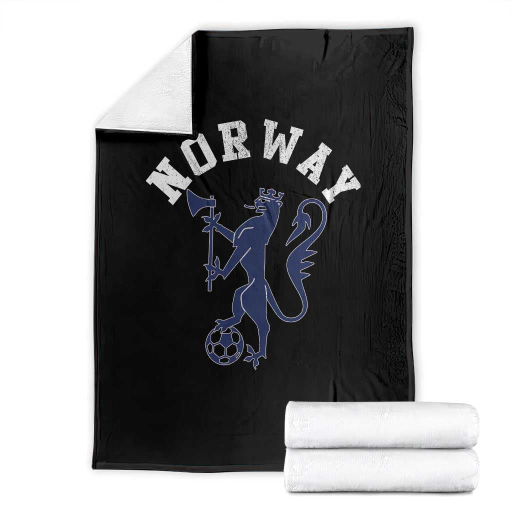 Norway Norwegian Lion Athletic Sports Jersey Style Throw Blanket