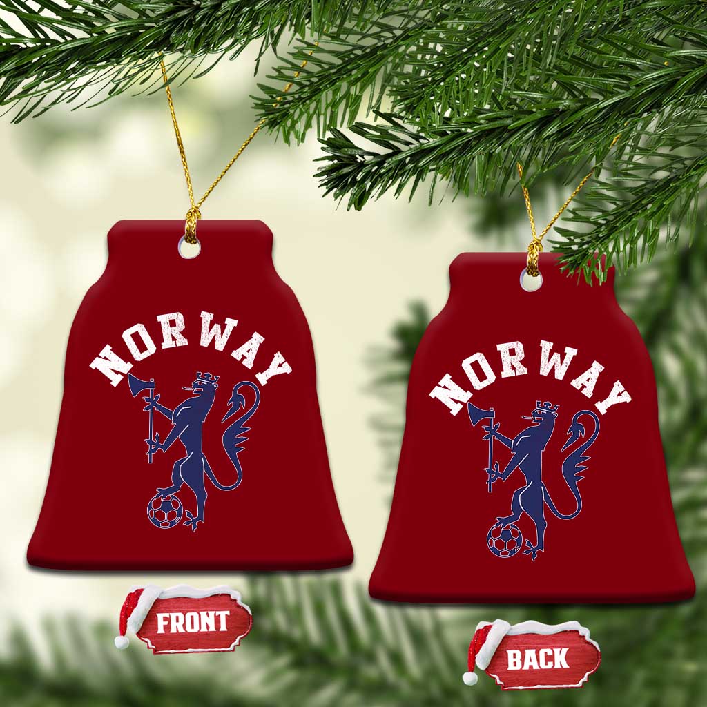 Norway Norwegian Lion Athletic Sports Jersey Style Ceramic Ornament