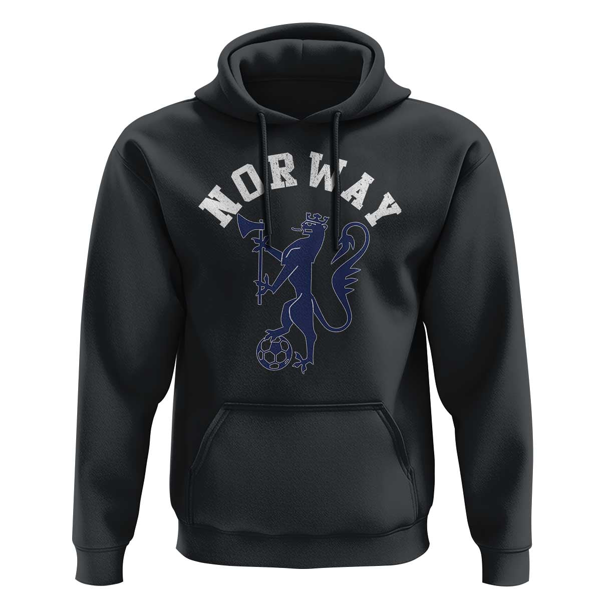 Norway Norwegian Lion Athletic Sports Jersey Style Hoodie