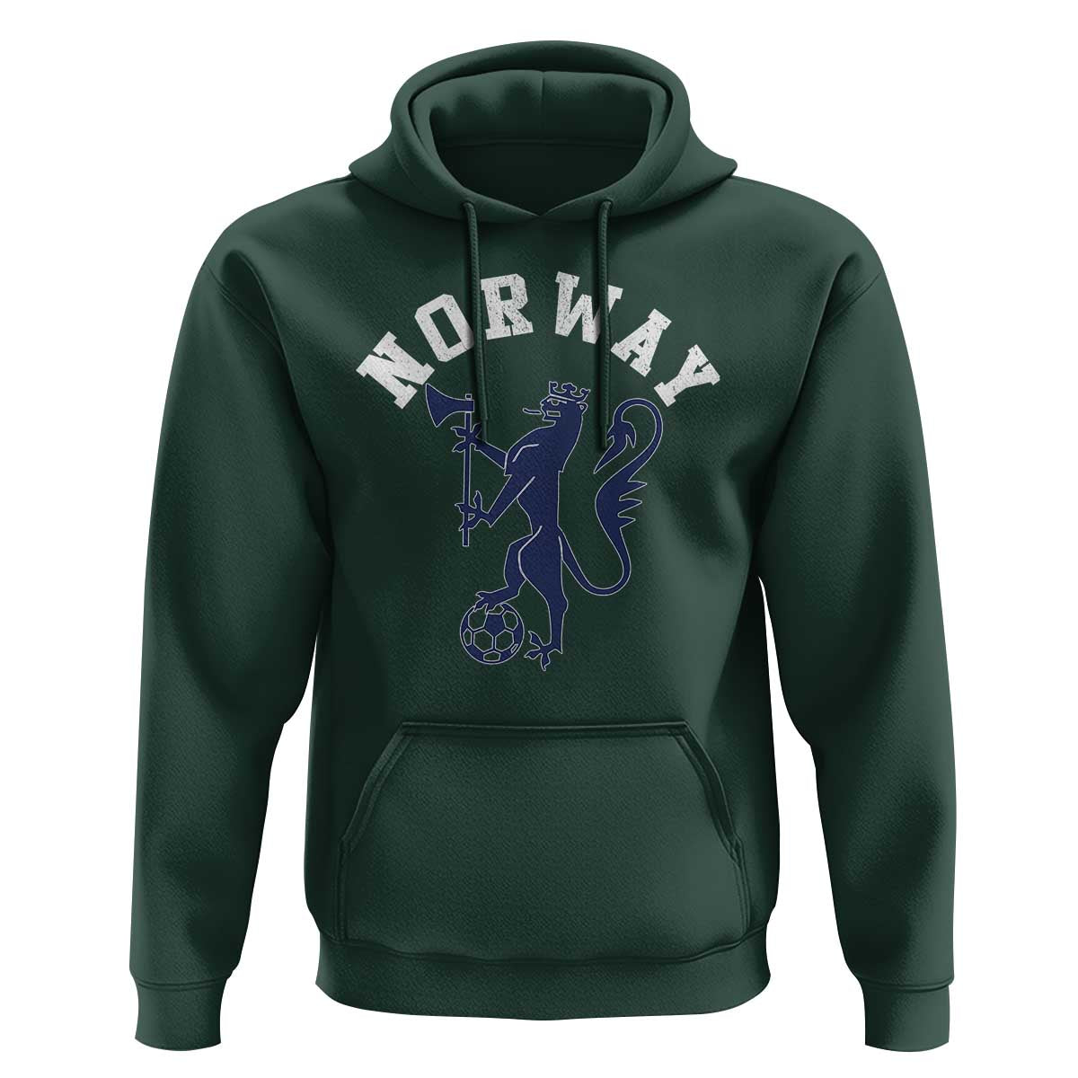 Norway Norwegian Lion Athletic Sports Jersey Style Hoodie