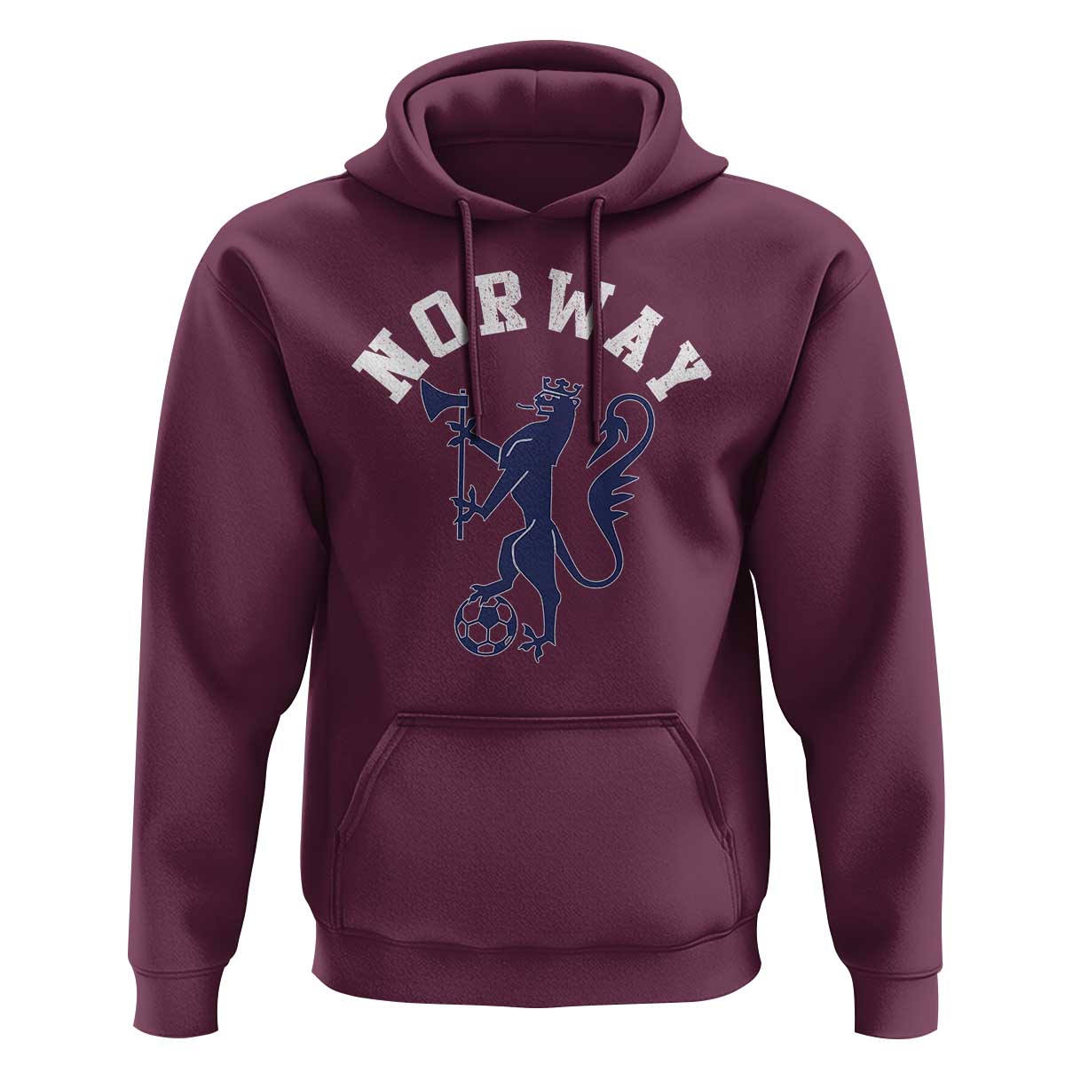Norway Norwegian Lion Athletic Sports Jersey Style Hoodie