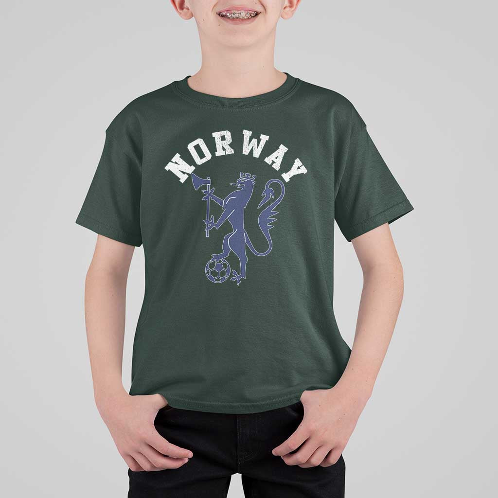 Norway Norwegian Lion Athletic Sports Jersey Style T Shirt For Kid