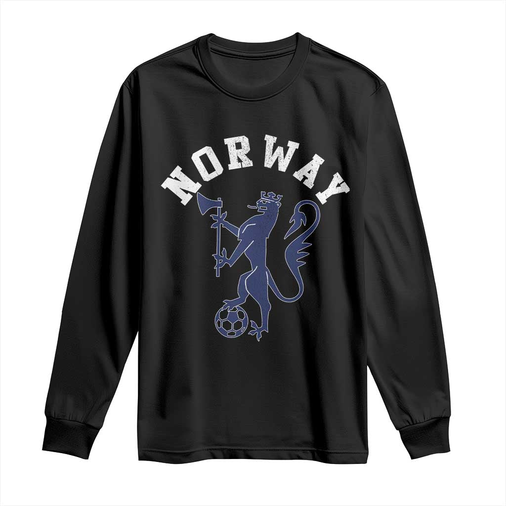 Norway Norwegian Lion Athletic Sports Jersey Style Long Sleeve Shirt