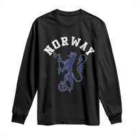 Norway Norwegian Lion Athletic Sports Jersey Style Long Sleeve Shirt