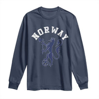 Norway Norwegian Lion Athletic Sports Jersey Style Long Sleeve Shirt