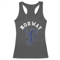 Norway Norwegian Lion Athletic Sports Jersey Style Racerback Tank Top