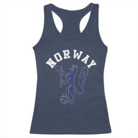 Norway Norwegian Lion Athletic Sports Jersey Style Racerback Tank Top