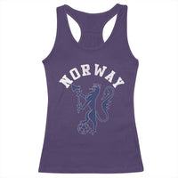 Norway Norwegian Lion Athletic Sports Jersey Style Racerback Tank Top