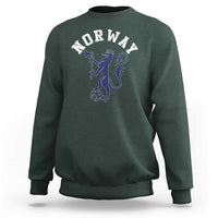 Norway Norwegian Lion Athletic Sports Jersey Style Sweatshirt