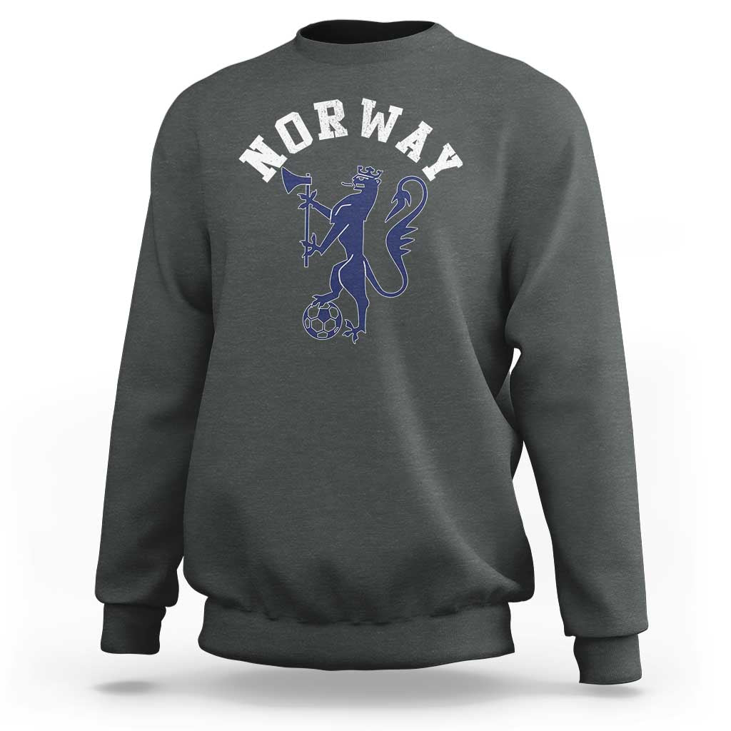 Norway Norwegian Lion Athletic Sports Jersey Style Sweatshirt