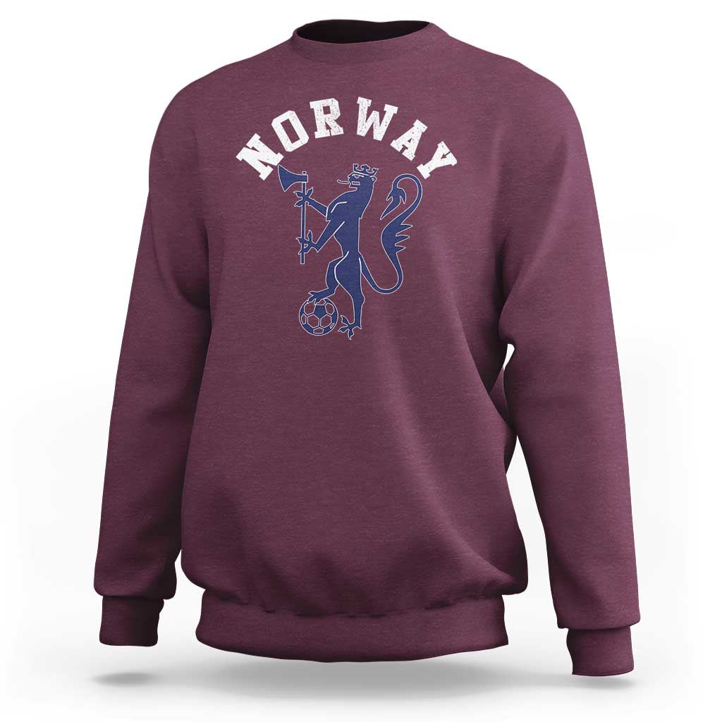 Norway Norwegian Lion Athletic Sports Jersey Style Sweatshirt