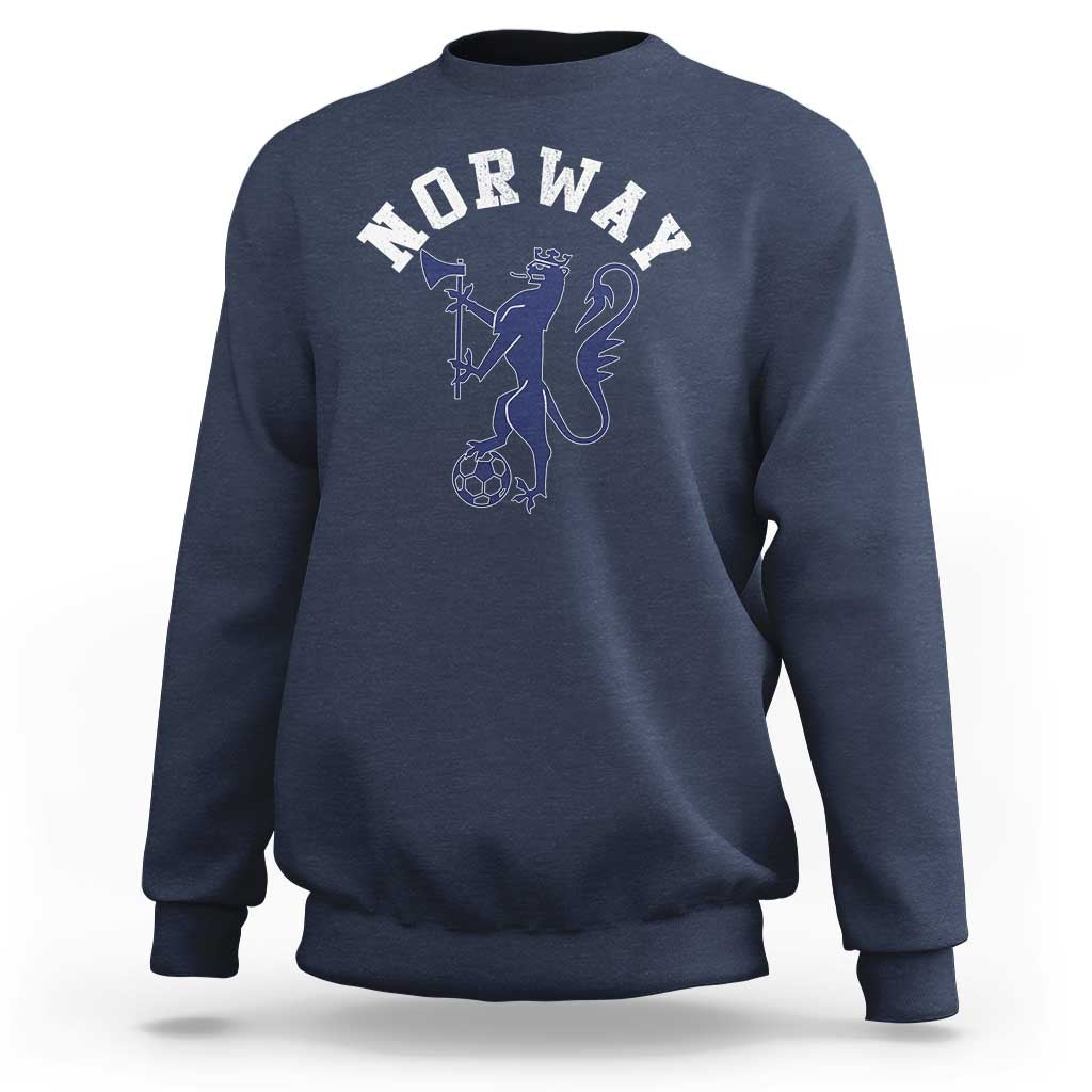 Norway Norwegian Lion Athletic Sports Jersey Style Sweatshirt