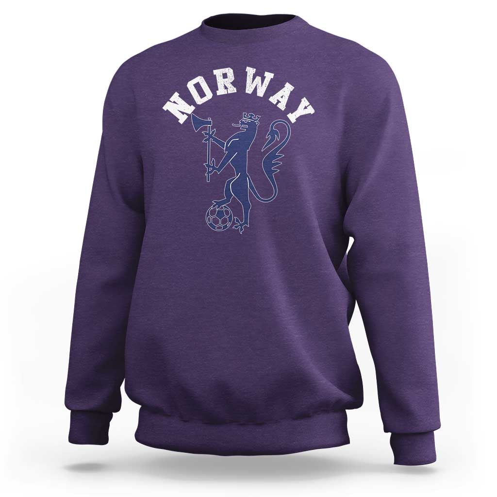 Norway Norwegian Lion Athletic Sports Jersey Style Sweatshirt