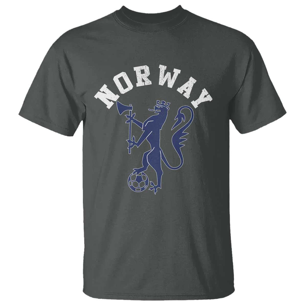 Norway Norwegian Lion Athletic Sports Jersey Style T Shirt