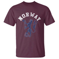 Norway Norwegian Lion Athletic Sports Jersey Style T Shirt
