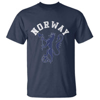 Norway Norwegian Lion Athletic Sports Jersey Style T Shirt